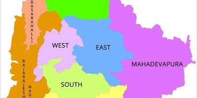 بنگلور BBMP نقشه
