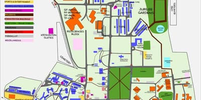 نقشه IISC بنگلور